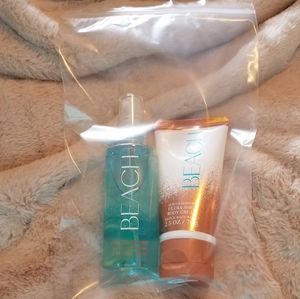 Bath & Bodyworks Beach Lotion set